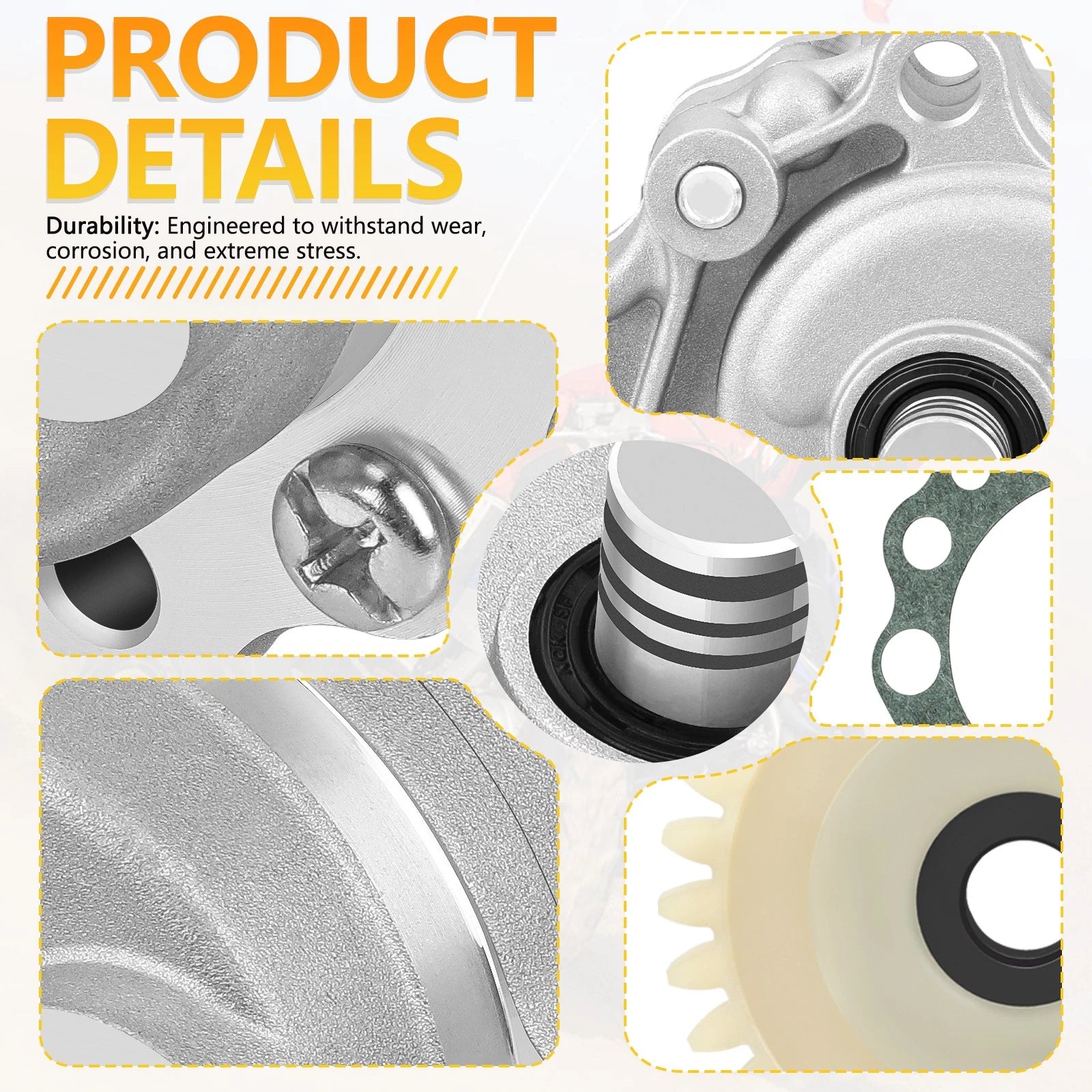 Oil Pump and Drive Gear Gasket Kit for Yamaha Raptor 660R (2001–2005)