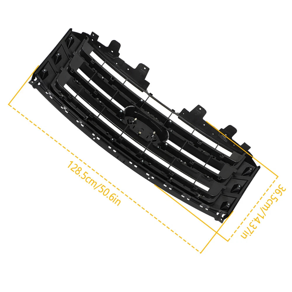 Front Grille Center Mesh for Ford Expedition (2015–2017) Gloss Black