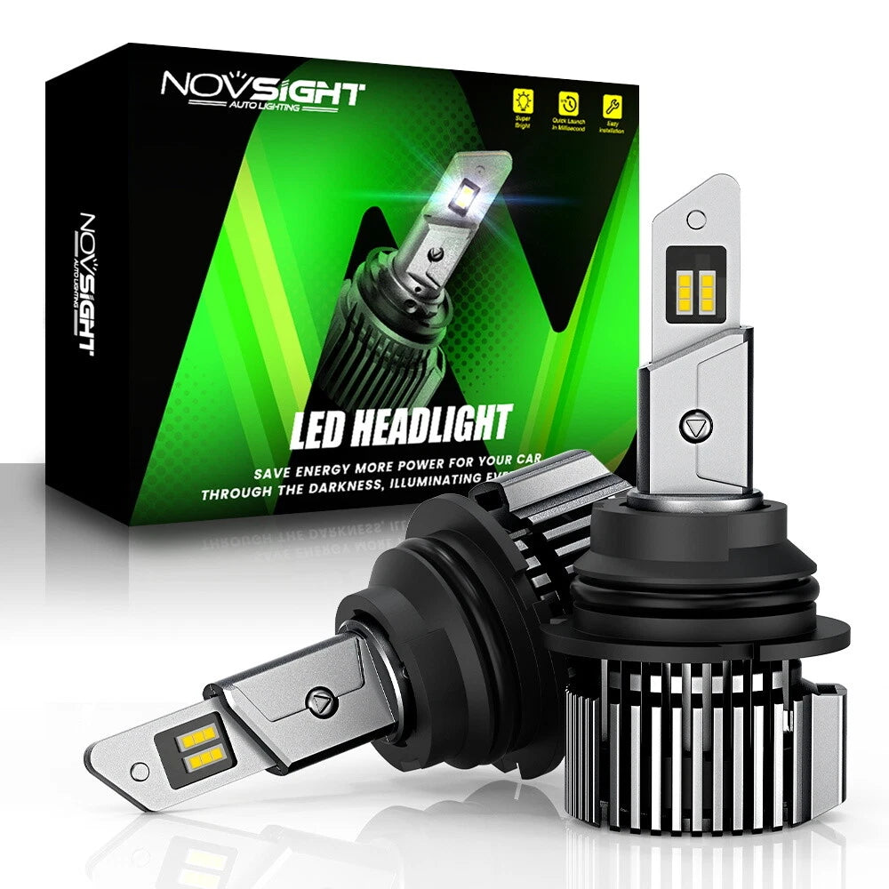 NOVSIGHT LED Headlight Bulbs H11 H4 H7 6000K Super White (Fits )
