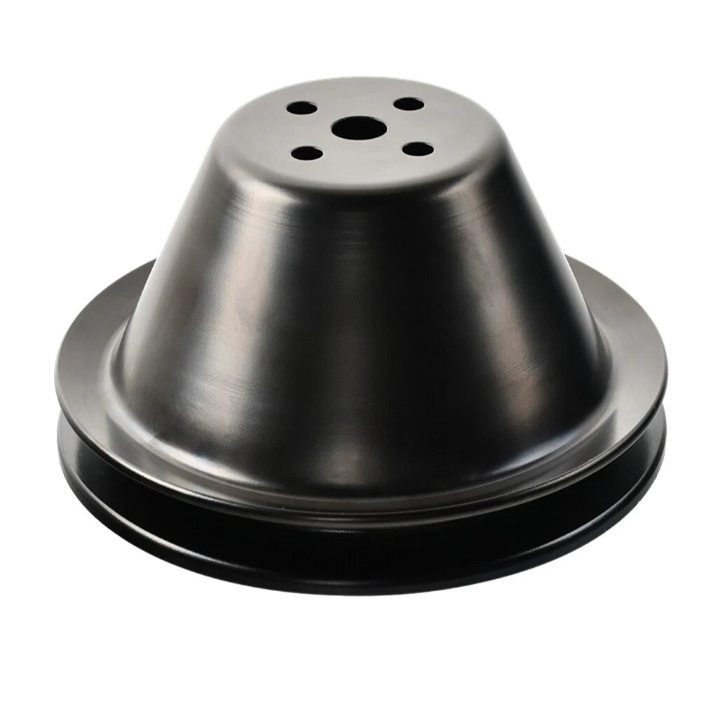 Short Water Pump Pulley SWP Single Groove for Chevy SBC 267 305 400 (1970–1980)