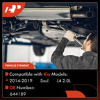 Catalytic Converter Rear for Kia Soul (2014-2019)