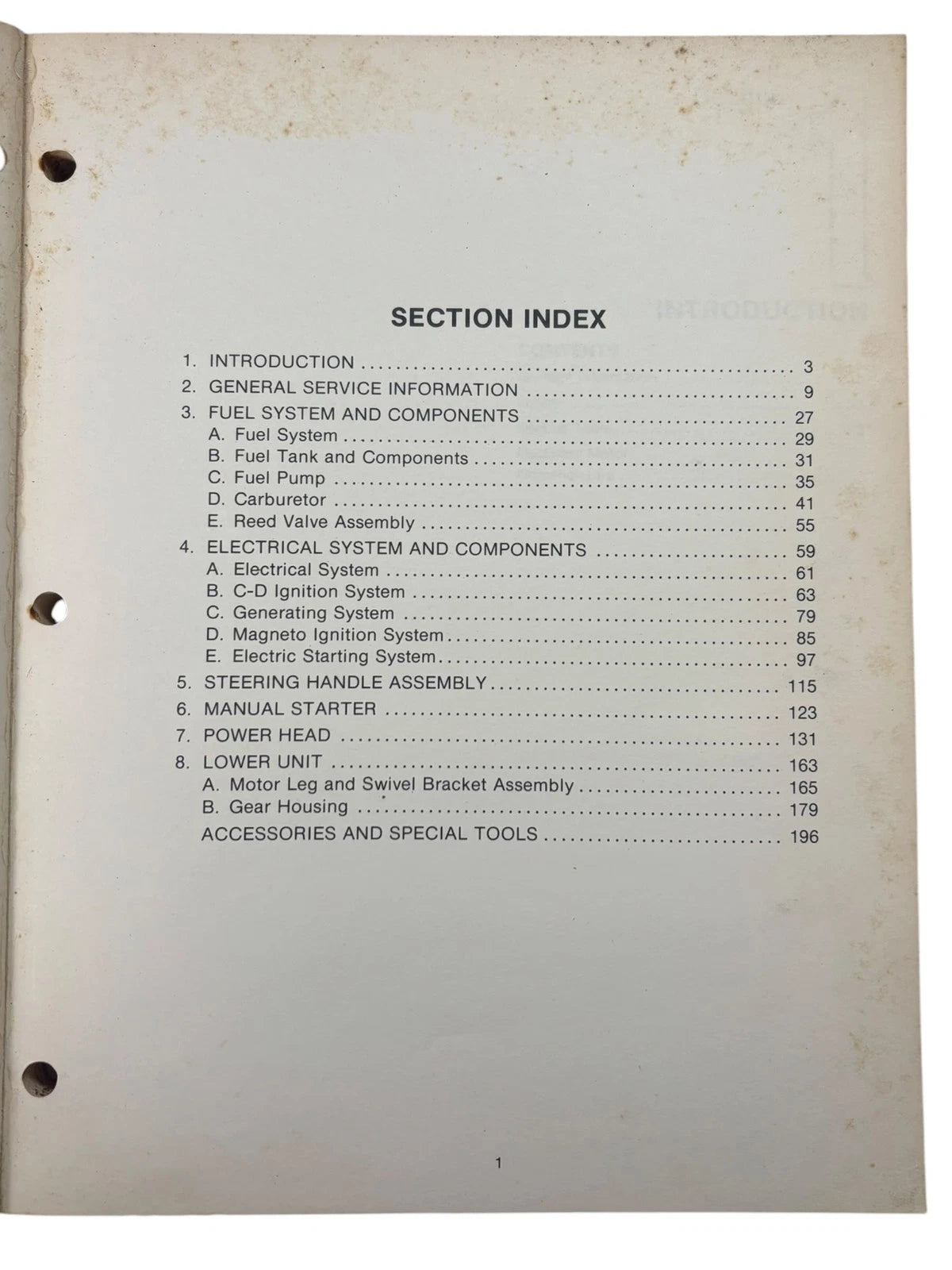 Service Manual for Chrysler Outboards OB3643 (20/30 HP)