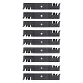 9 Toothed Mulching Mower Blades for Husqvarna 54" Deck (532187255, 532187256)