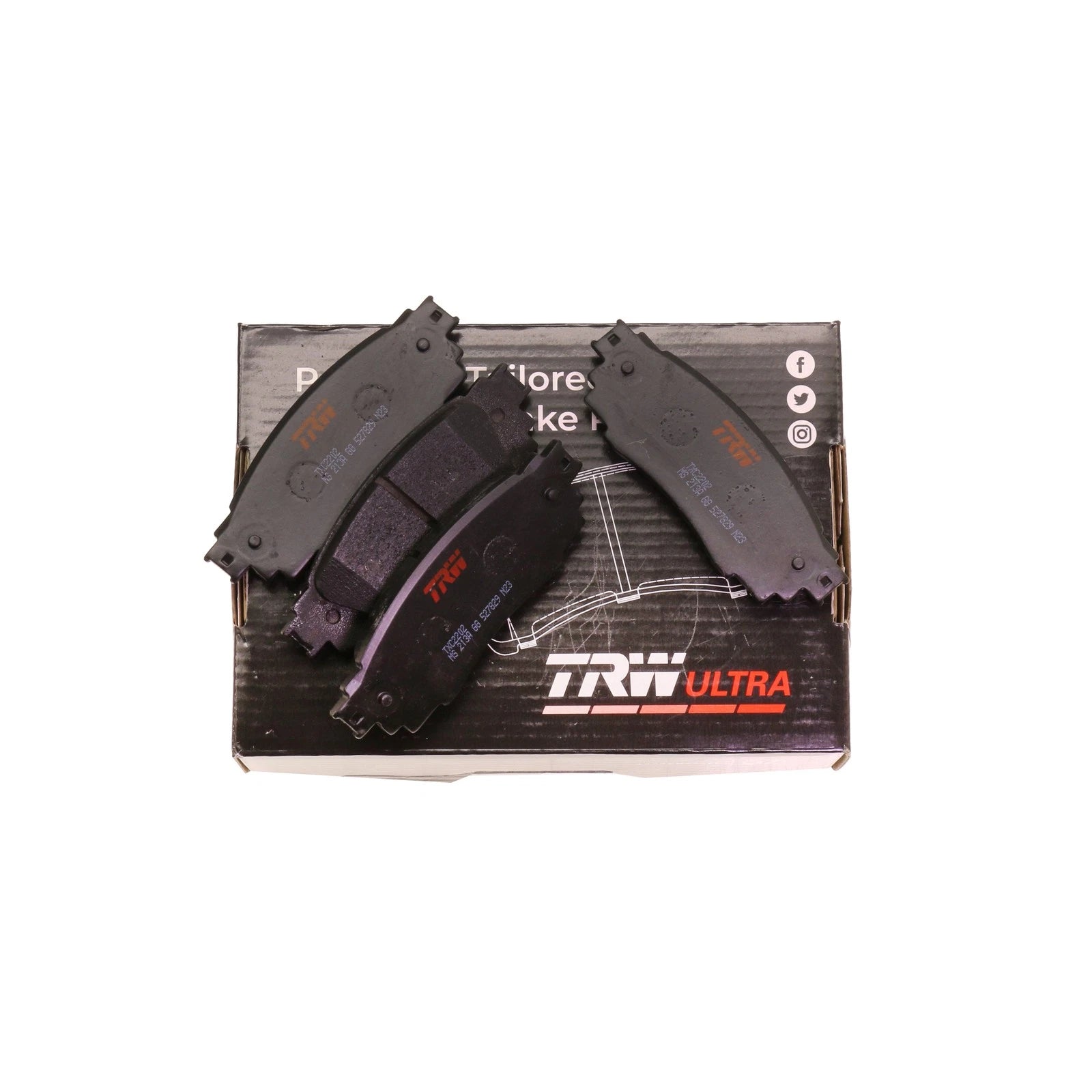Disc Brake Pad Set for Toyota C-HR (2018–2019)