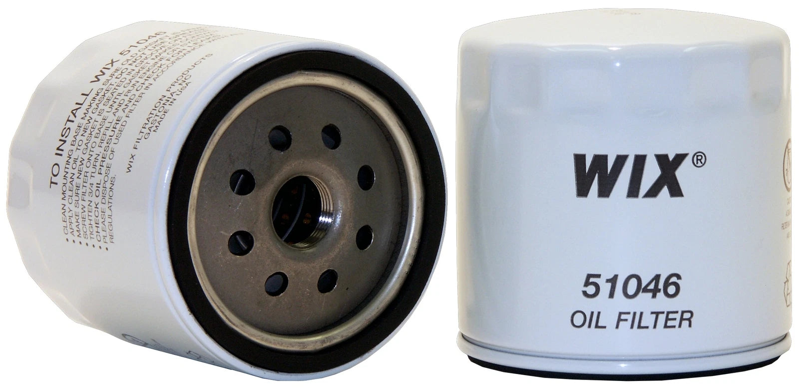 WIX Engine Oil Filter 51046 for Various Makes Models
