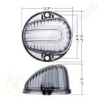5x Smoke Cab Marker Covers + Round Base for Chevrolet (1973–1991)