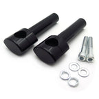 1in. Handlebar Riser Clamps Mounts Kit for Harley Motorcycle (6" Tall)