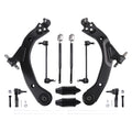 10x Front Lower Control Arms w/ Ball Joint Tie Rods for Chevrolet Cobalt (2005–2010)