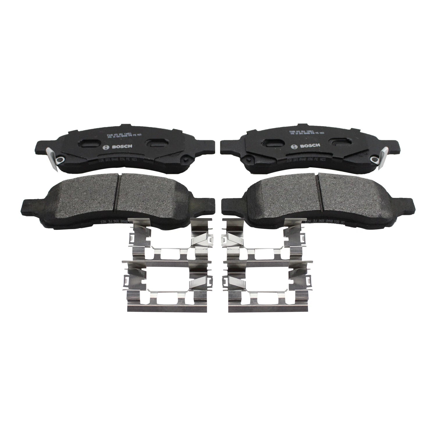 Set of 4 Bosch QuietCast Front Semi-Met Brake Pads for Enclave Traverse Acadia (2008–2017)