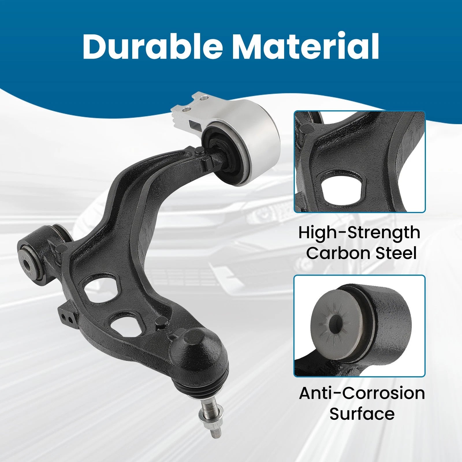 4X Front Lower Control Arm Kit for Ford Taurus (2013–2018)
