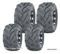 Set of 4 WANDA Go Cart Tires 145/70-6 (145X70X6, 16X8-7, 16X8X7)