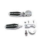 1 1/4" Highway Saddle Offset Mount P Clamp Foot Peg for Harley Sportster