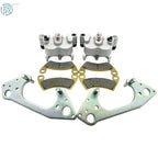 Front Brake Calipers with Pads for Polaris Ranger 800/Crew/XP (2010–2015)