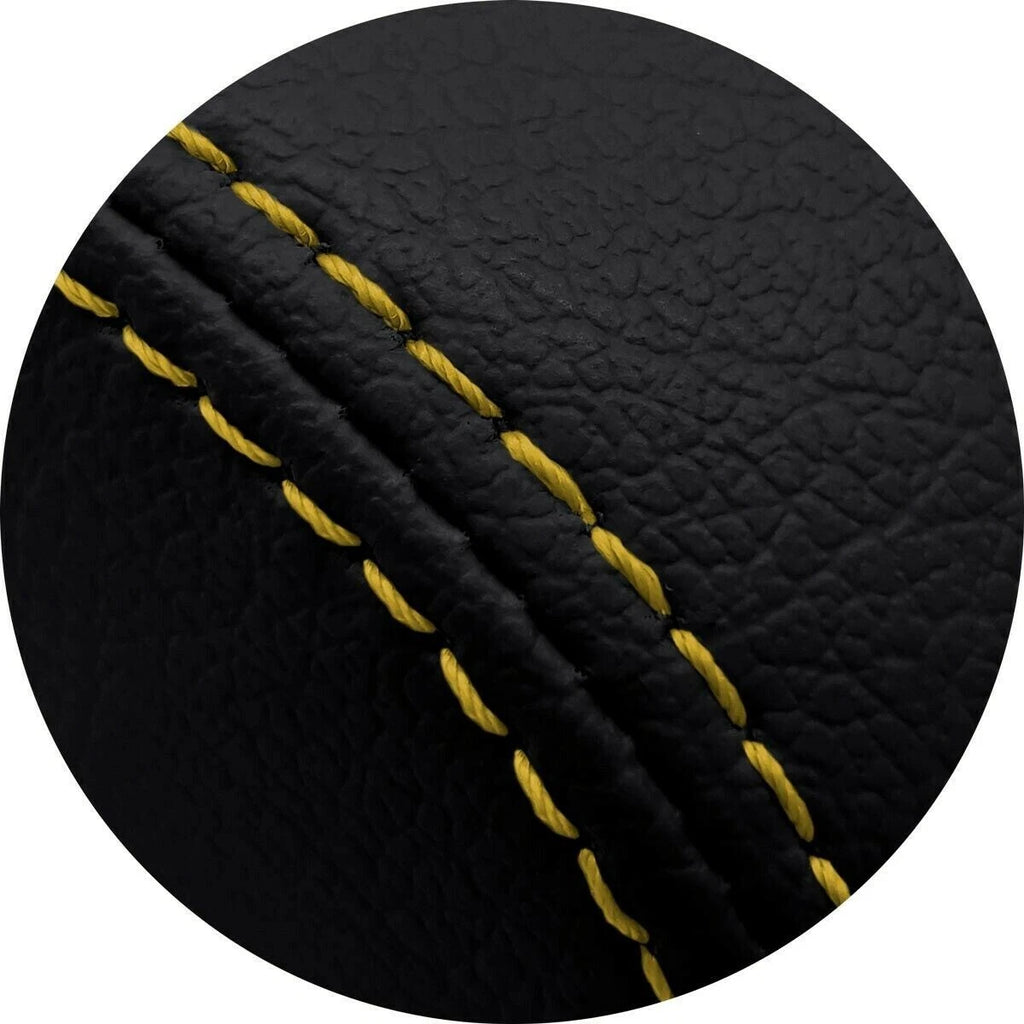 Manual Shift Boot Leather for BMW E39 525 528 530 (1996–2003) Yellow Stitch
