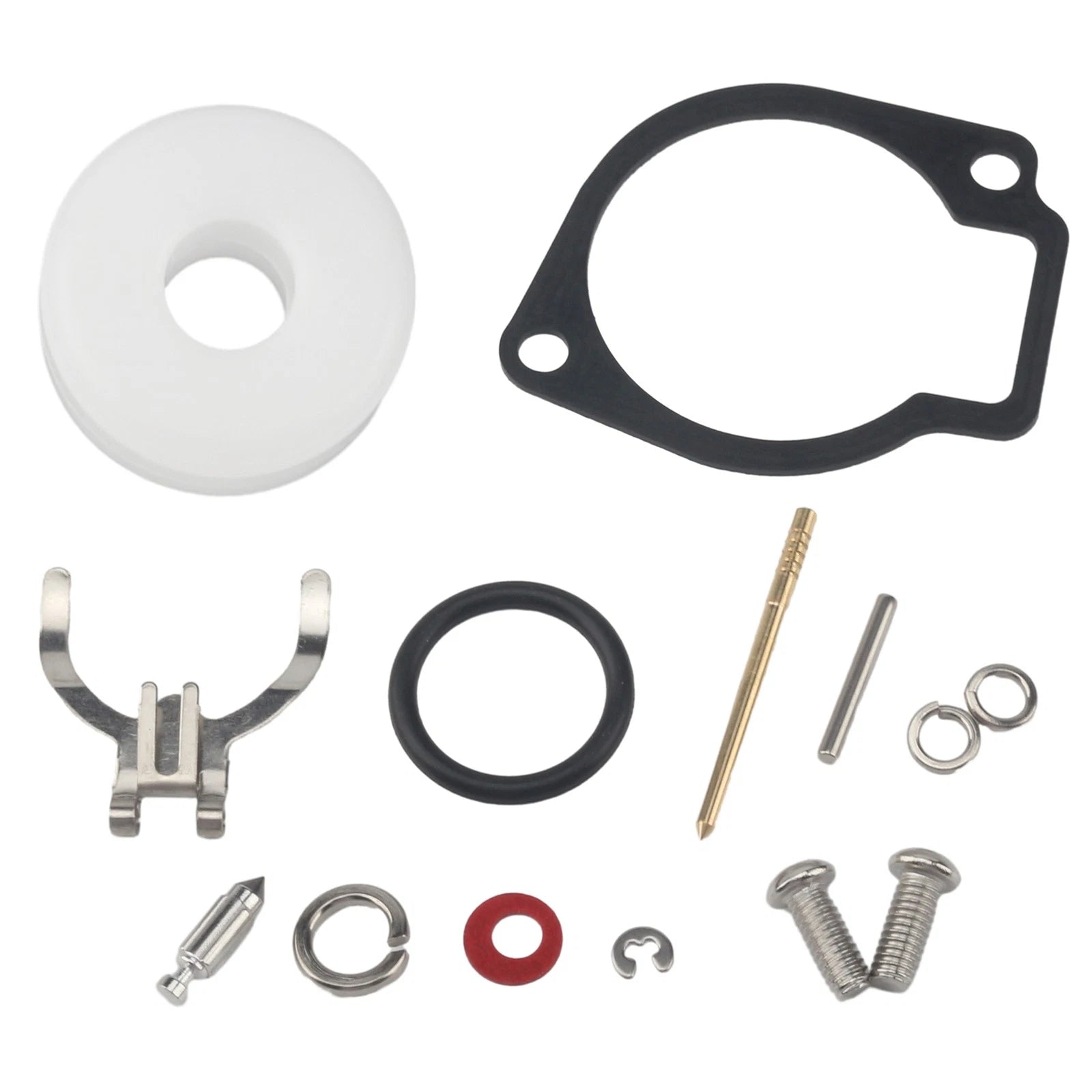 Carburetor Kit & Float for Mercury Mariner 2.5 3.5 HP (2-Stroke)