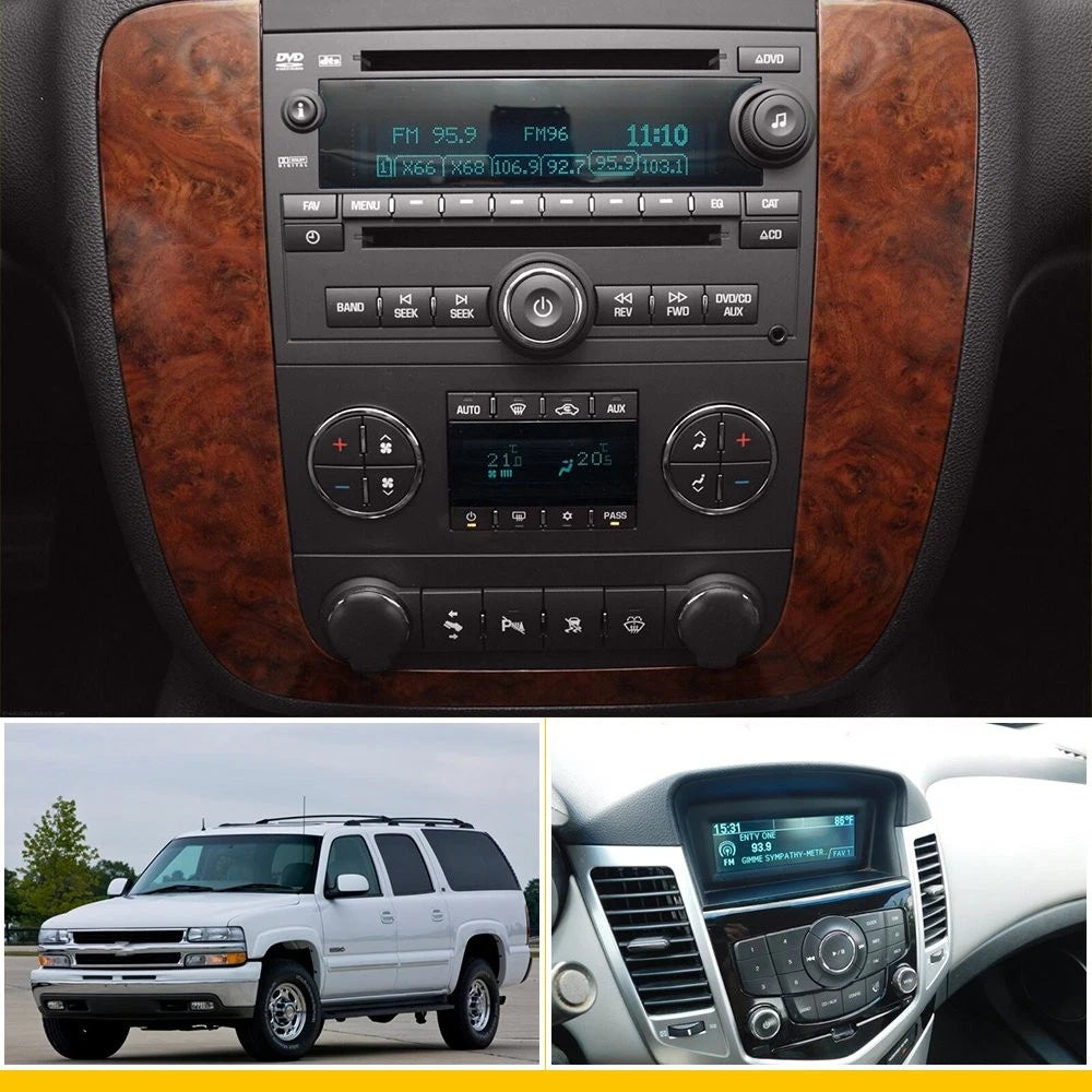 A/C Radio Climate Control Button Repair Stickers for Chevy GMC