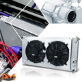 3-Row Aluminum Racing Radiator w/Fan Shroud for Chevy S10/GMC Sonoma (1996–2005)