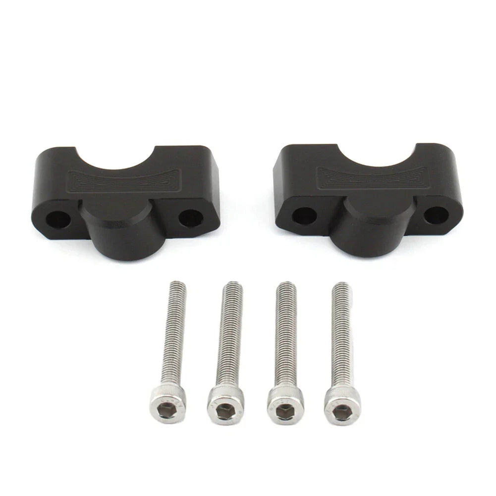 CNC Handlebar Raiser Clamp for Tiger Sport 660 (2022-2024) Black