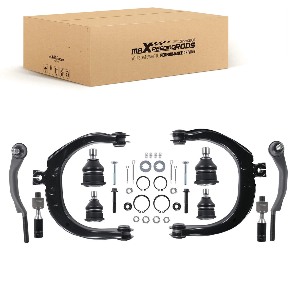10x Front Upper Control Arms Lower Ball Joints for GMC Envoy 2002–2009