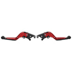 CNC Extendable Brake Clutch Levers for Benelli TRK502/X BN302S (2015–2019) Red