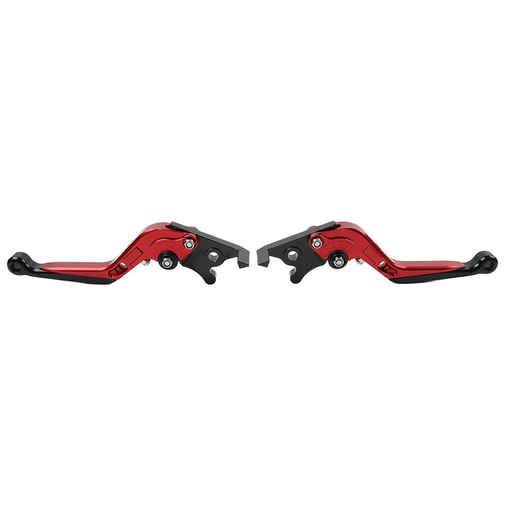 CNC Extendable Brake Clutch Levers for Benelli TRK502/X BN302S (2015–2019) Red
