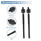 2 Pcs Front Inner Tie Rod End Links for Ford Flex (2013–2016)