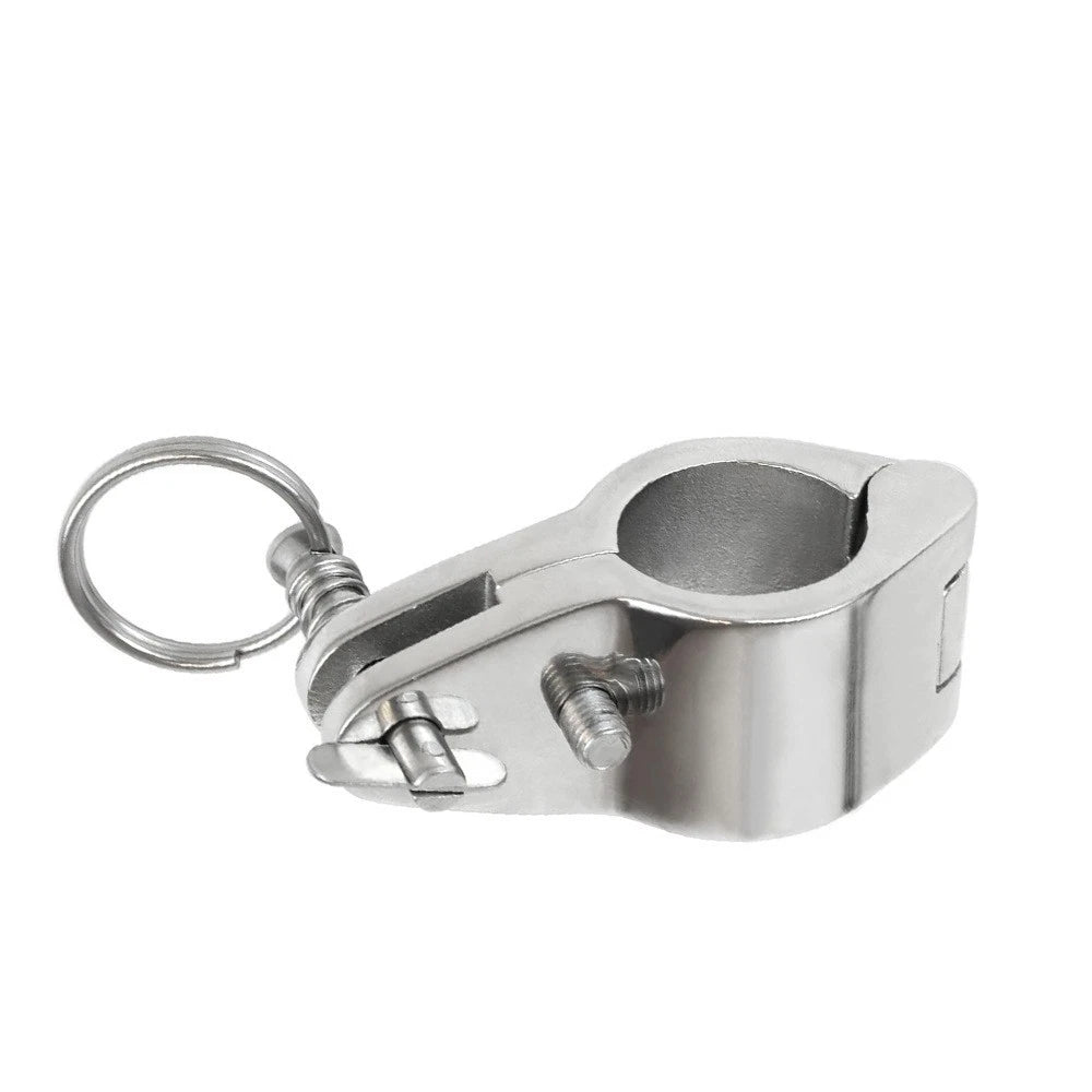 316 SS Pipe Clamp for Deck Sunshade Mounting (316 Stainless Steel)