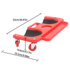 Rolling Knee Creeper for Universal Use (Durable, 360 Degree Casters)
