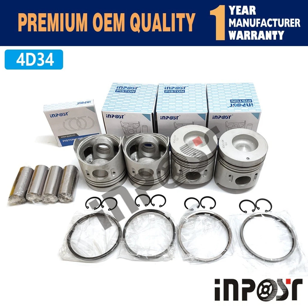 Overhaul Rebuild Kit for Mitsubishi Fuso Canter 4D34 4D34T