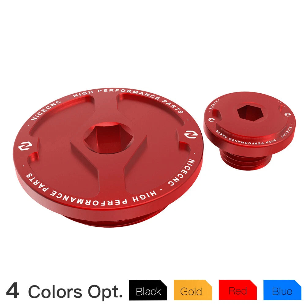 Aluminum Crankcase Plugs Screw for Yamaha YFZ450R/RSE (2009–2023)