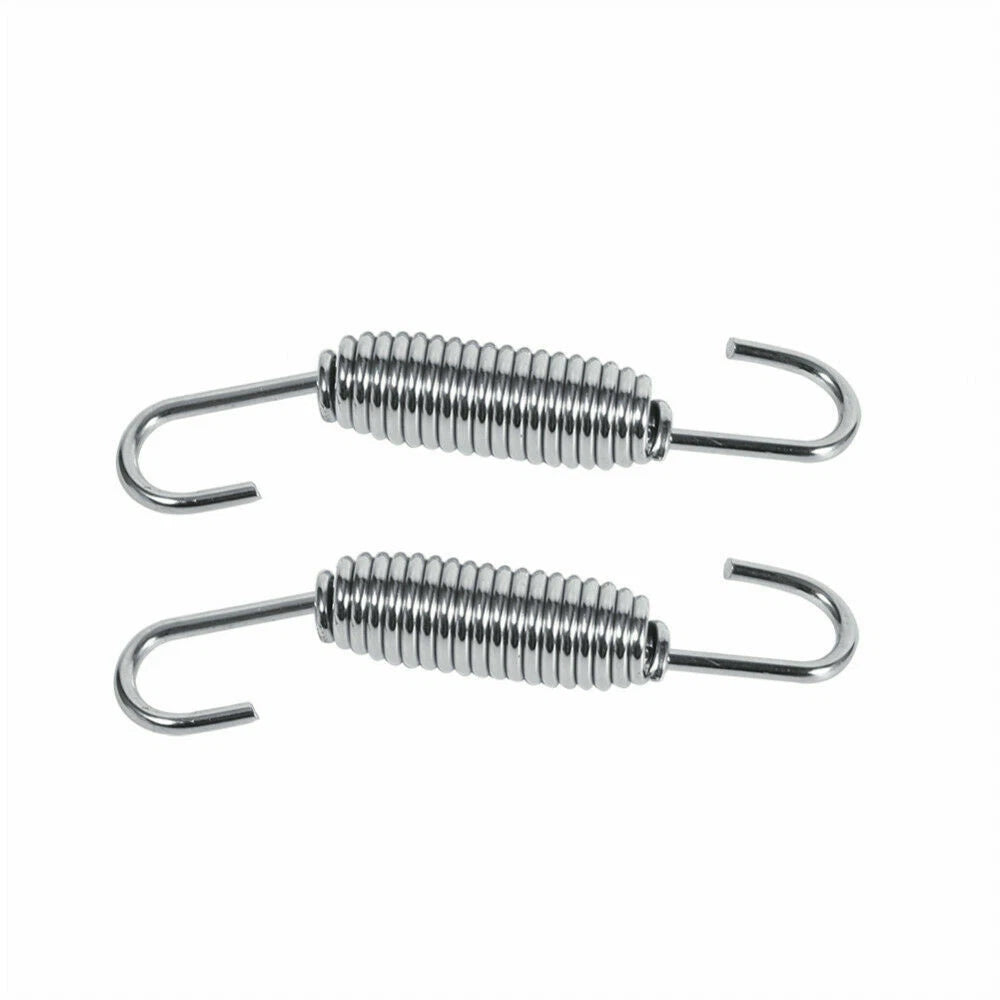 2X Stainless Steel Exhaust Springs for Expansion Chambers Manifold Link Pipe