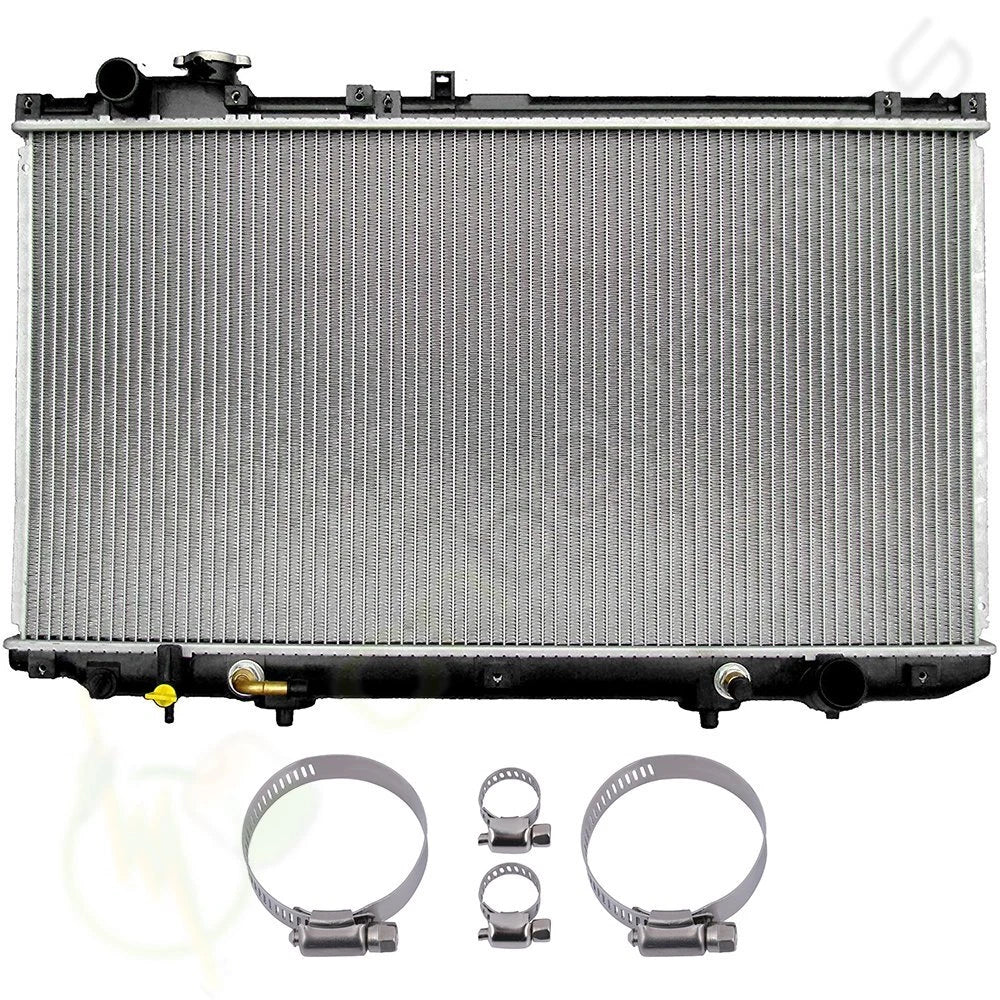 Radiator for Lexus GS300 GS400 (1998–2000) w/ Hose Clamps Kit 8-10mm 27-51mm