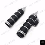 Spike 7/8" 22mm Handlebar Grips w/ Throttle Boss for Universal Motorcycle