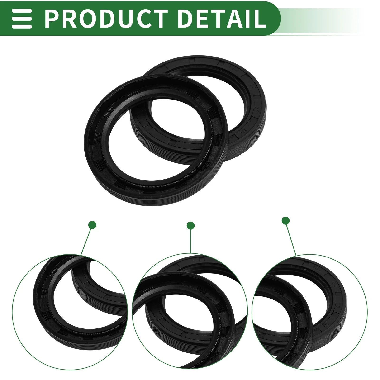 Oil Seal   - NBR Rubber 50x70x10mm