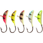 Fishing Lures Set of 4 Weighted Head Hook Ultra-Light Design