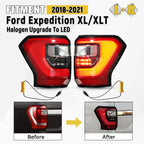 LED Tail Lights Pair for Ford Expedition (2018–2021)