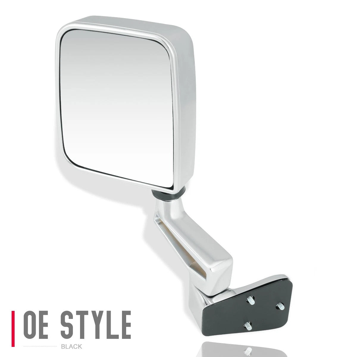 OE Style Manual Side View Door Mirror Left for Jeep Wrangler (1987–1995) CH1320189