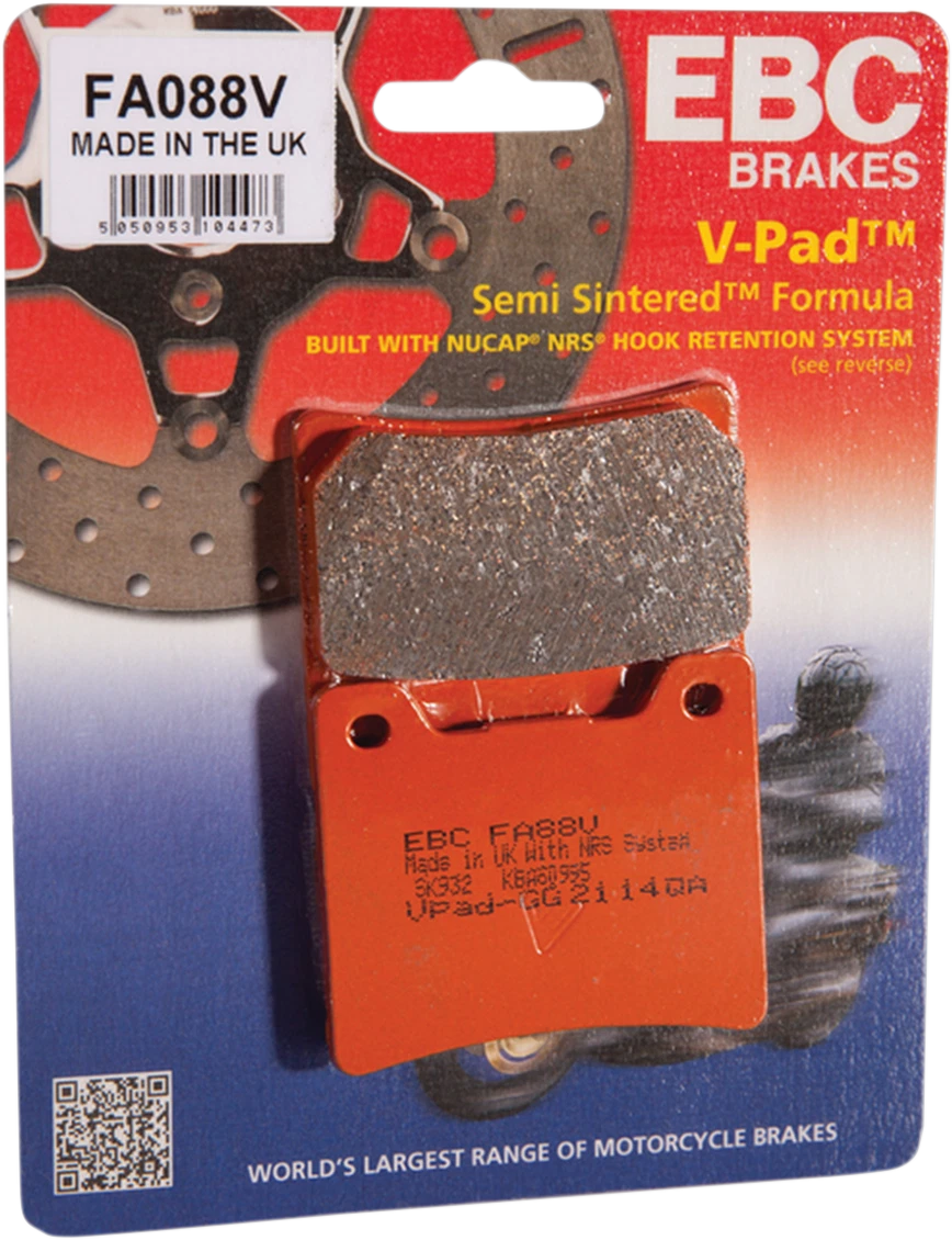 EBC Semi-Sintered Brake Pads FA88V for