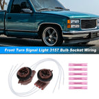Front Turn Signal Light Socket Wiring for GMC Sierra 1500 2500 3500 (2007–2013)