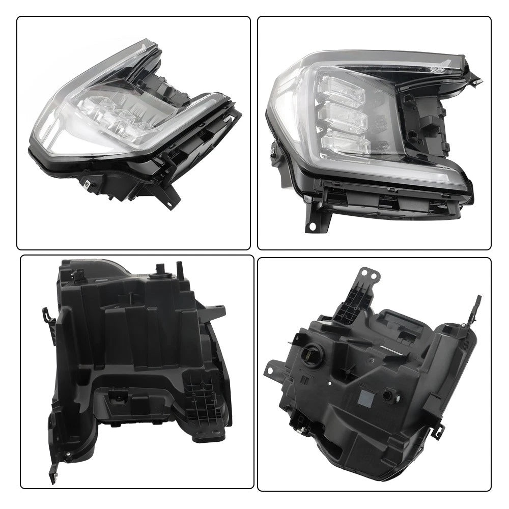 Black LED Headlight for GMC Yukon (2021–2023) Right Side