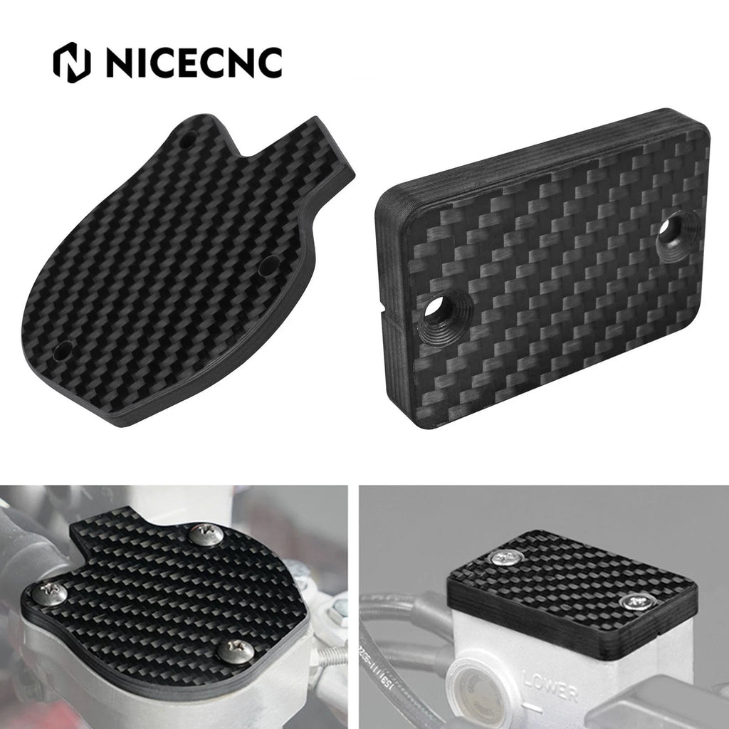 Brake Reservoir Cover + Throttle Cover Guard for Yamaha YFZ450R (2013–2024) Black