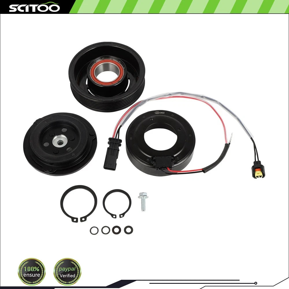AC Compressor Clutch Kit for Jaguar XFR 5.0L (2013–2015) XJ 3.0L (2013–2014)