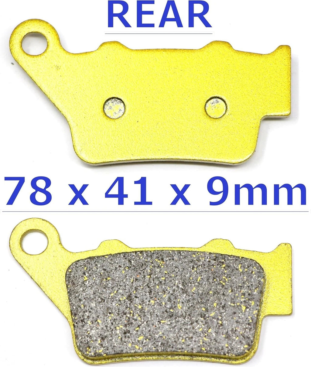 Set of 2 Front Rear Brake Pads for KTM Duke 250 2015–2020, Duke 390 2013–2025