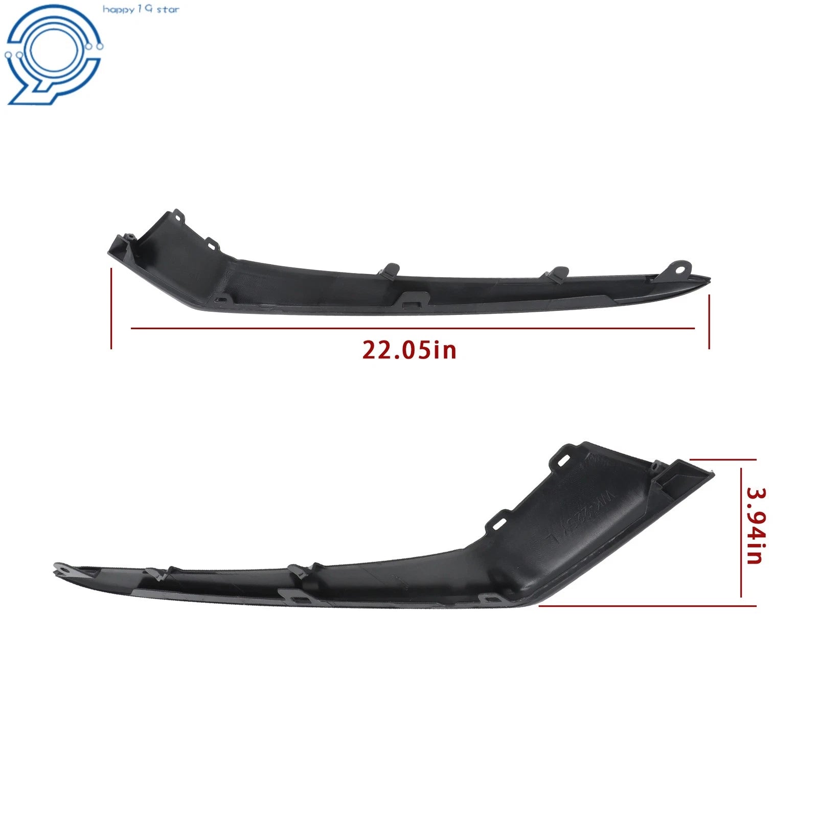 Set of 2 Grille Moldings for Honda Civic (2025)