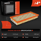 2X Engine Air Filter for Ford Contour Mercury Cougar (1995-2002)