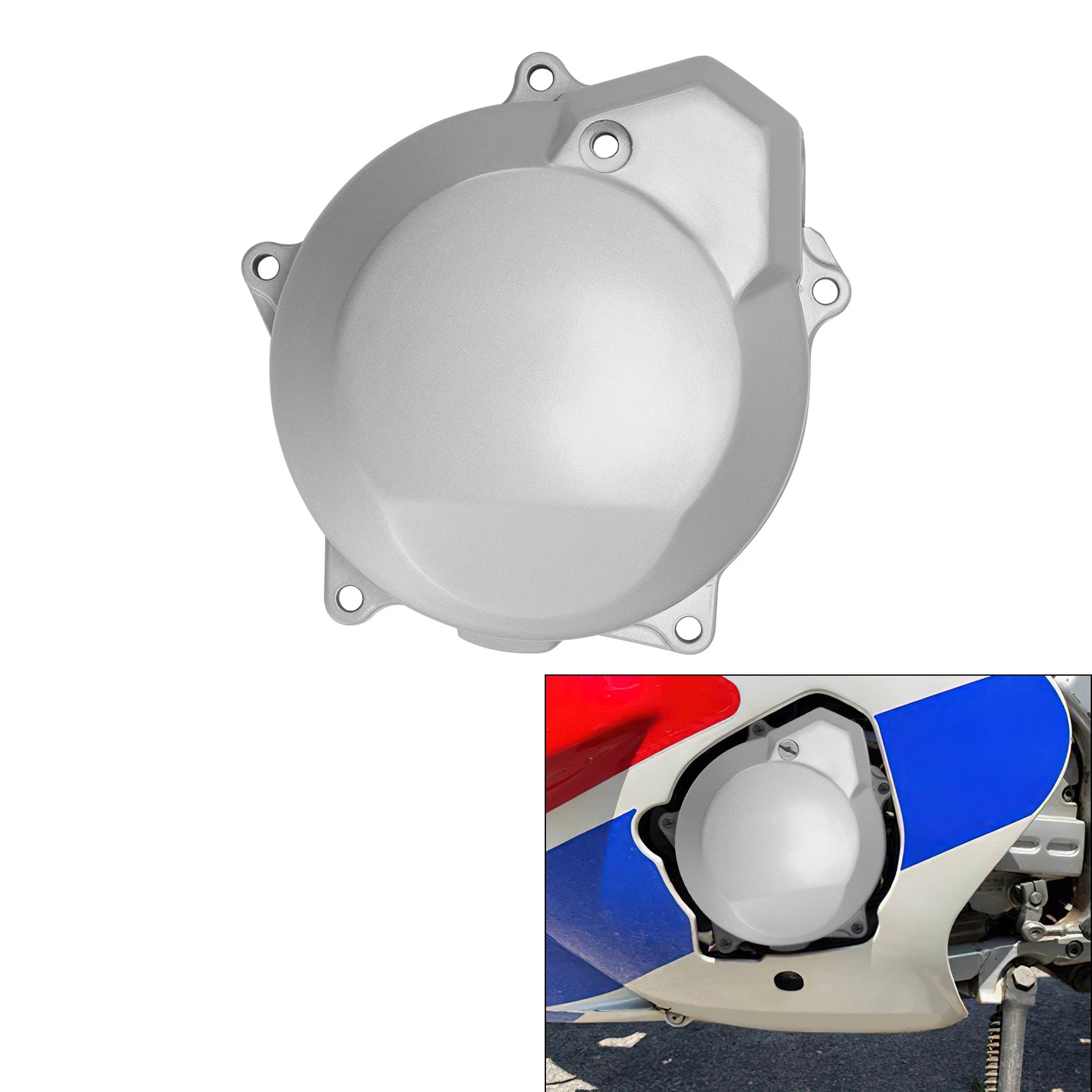 Engine Stator Cover Crankcase for Yamaha FZR500 (1989-1990), FZR600 (1989-1997)