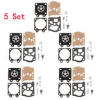 5X Carburetor Rebuild Kit Diaphragm Gasket for Chainsaw 4500 5200 5800