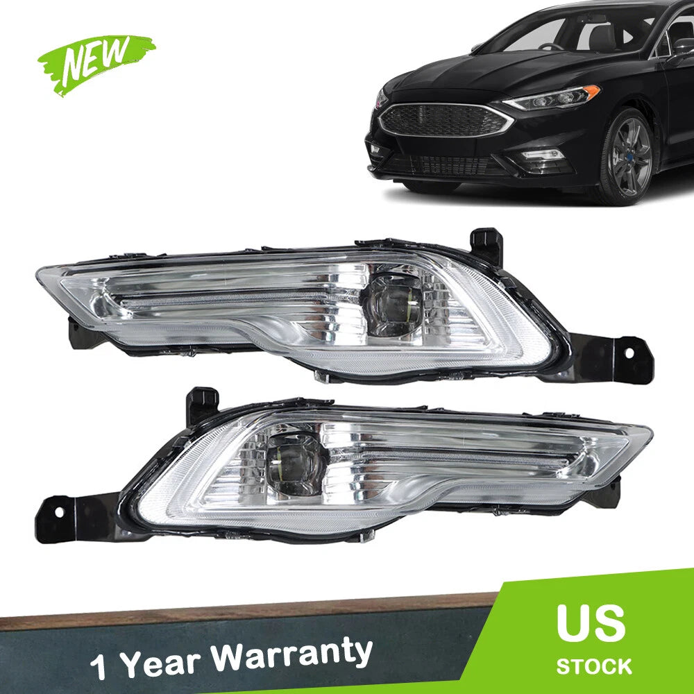 Set of 2 LED Fog Lights for Ford Explorer Fusion (2017–2018)