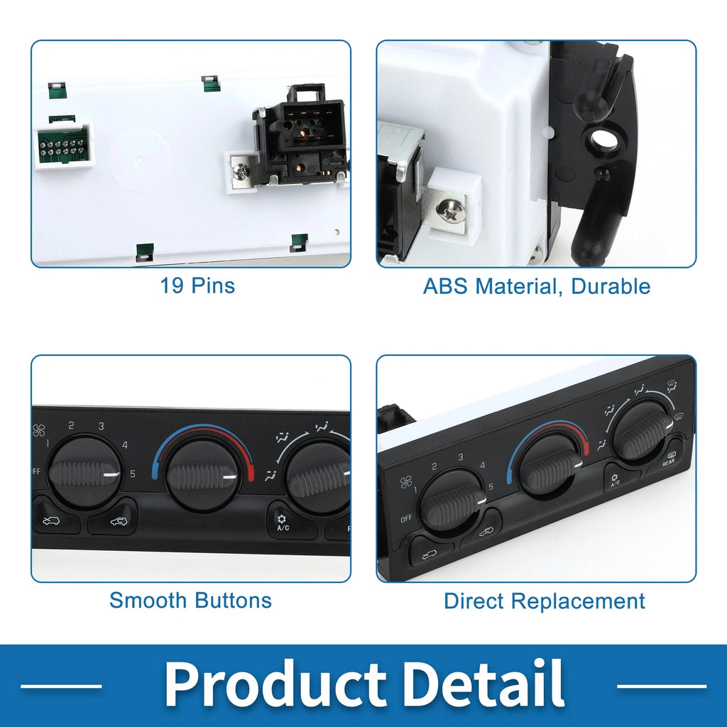 A/C Heater Climate Control Panel for Chevrolet Avalanche 1500 2500 (2005–2006)
