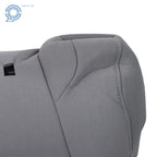 Front Passenger Top Seat Cover for Toyota Tundra (2014–2021) Cloth Gray/Black